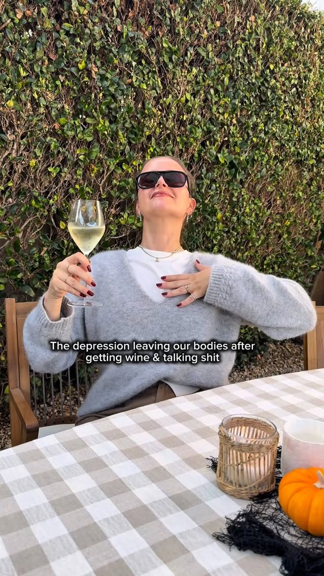 Energy restored 🍷
The depression didn’t stand a chance