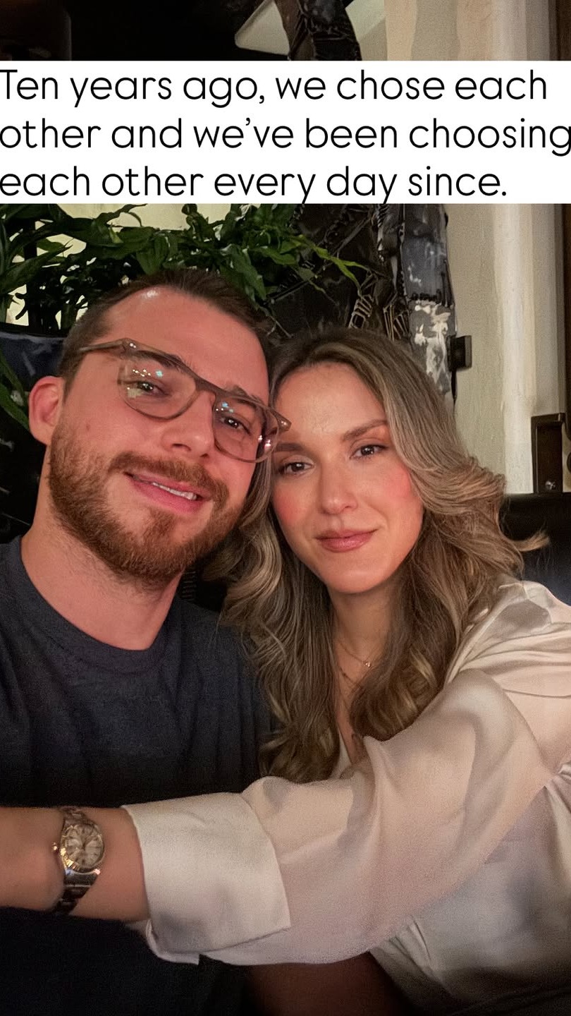 A decade in… still choosing each other with intention🤍