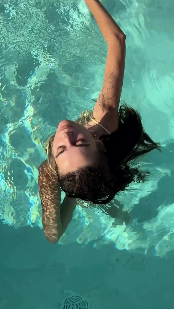 Relaxing Pool Day: Serene Swimming Escape